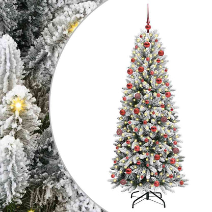 vidaXL Artificial Christmas Tree White 180 cm