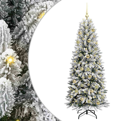 vidaXL Artificial Christmas Tree White 180 cm