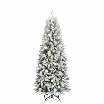 vidaXL Artificial Christmas Tree White 180 cm