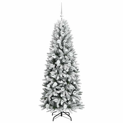 vidaXL Artificial Christmas Tree White 180 cm