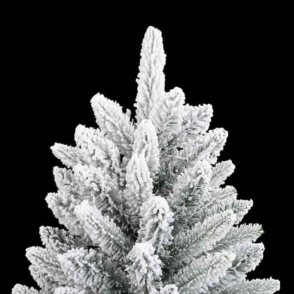 vidaXL Artificial Christmas Tree with 300 LEDs with Stand White 180 cm
