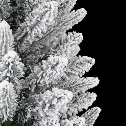 vidaXL Artificial Christmas Tree with 300 LEDs with Stand White 180 cm