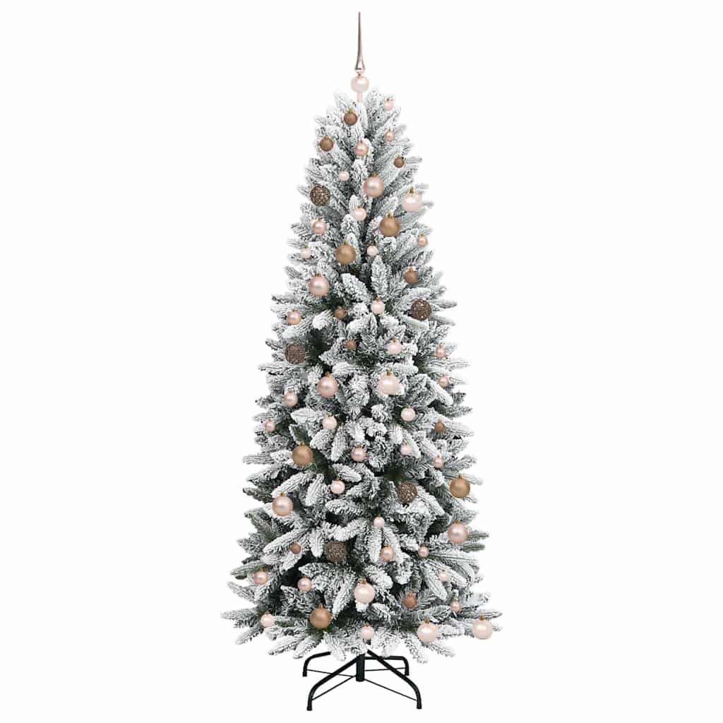 vidaXL Artificial Christmas Tree White 210 cm
