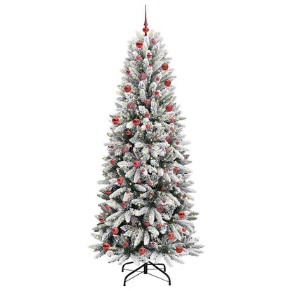 vidaXL Artificial Christmas Tree White 210 cm