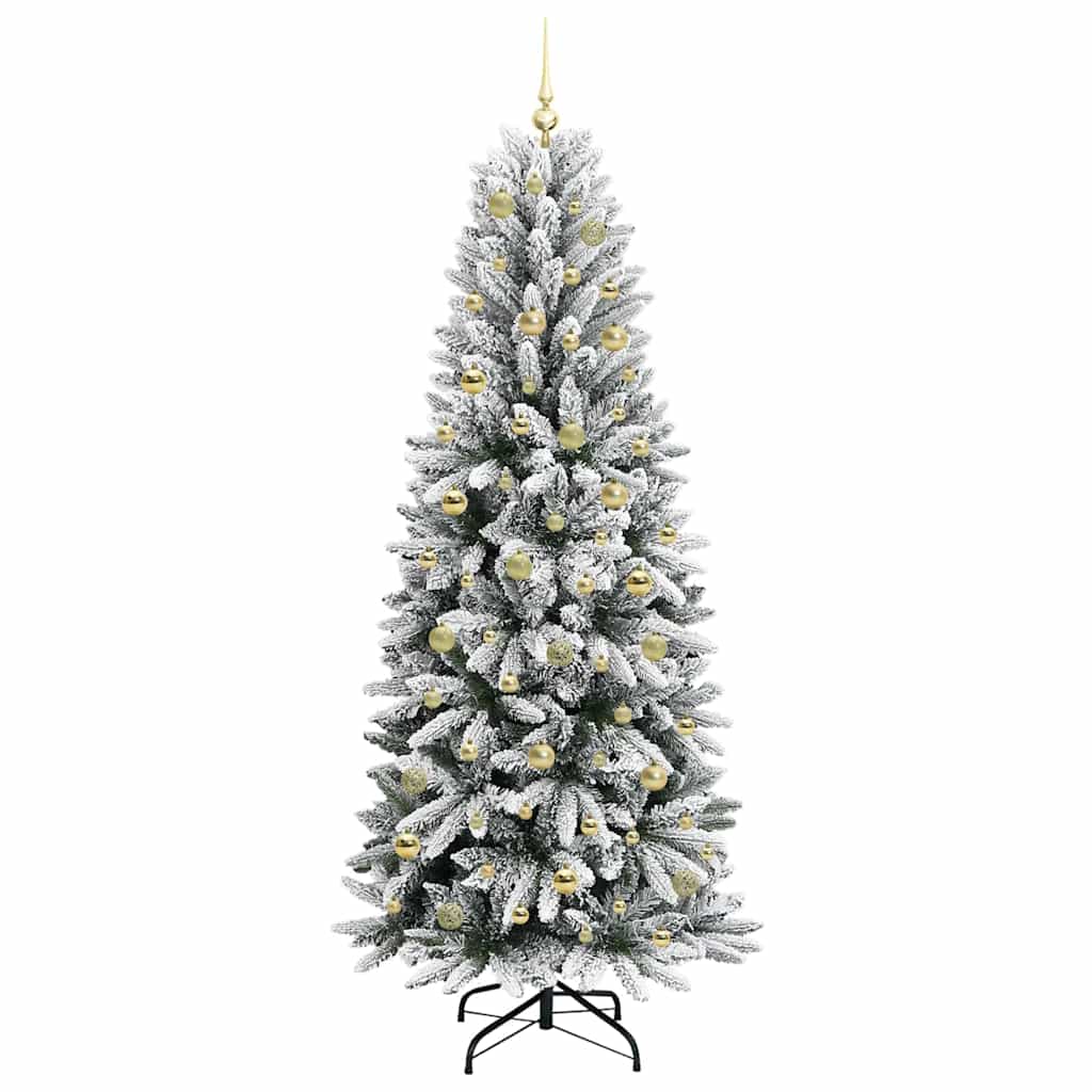 vidaXL Artificial Christmas Tree White 210 cm