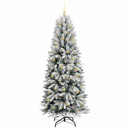 vidaXL Artificial Christmas Tree White 210 cm