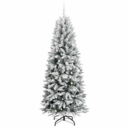 vidaXL Artificial Christmas Tree White 210 cm