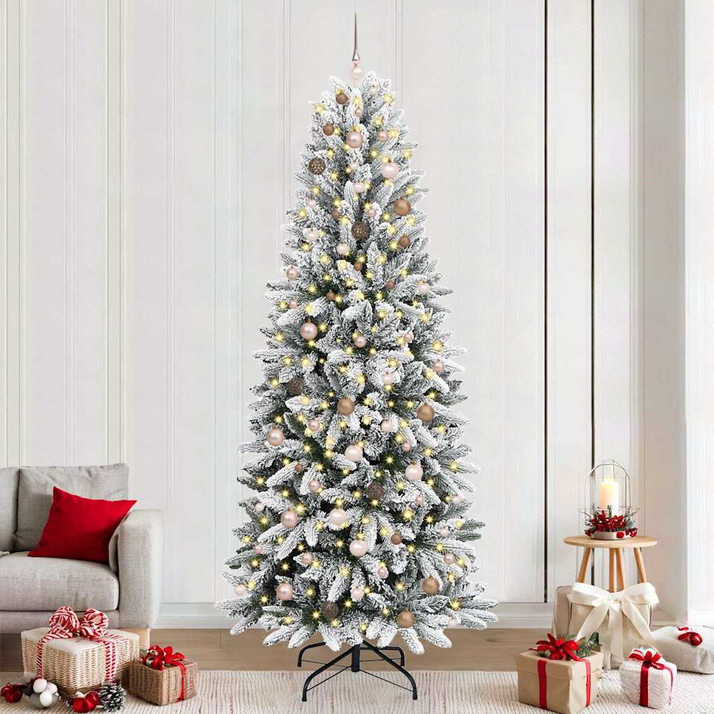vidaXL Artificial Christmas Tree White 240 cm