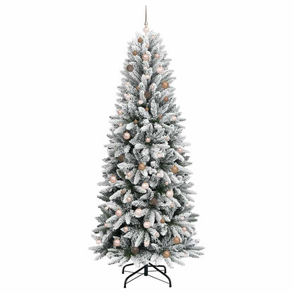 vidaXL Artificial Christmas Tree White 240 cm