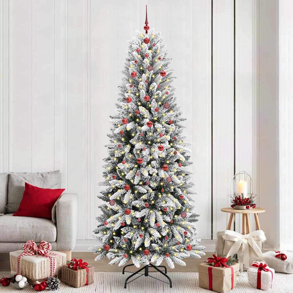 vidaXL Artificial Christmas Tree White 240 cm