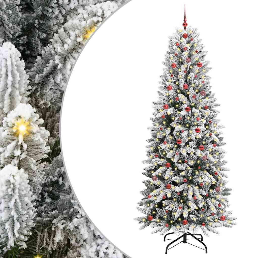 vidaXL Artificial Christmas Tree White 240 cm