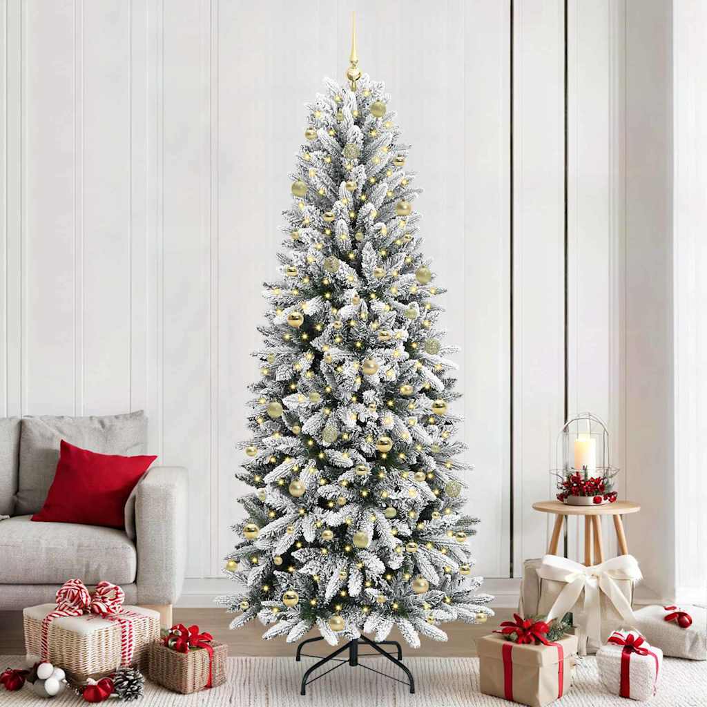 vidaXL Artificial Christmas Tree White 240 cm