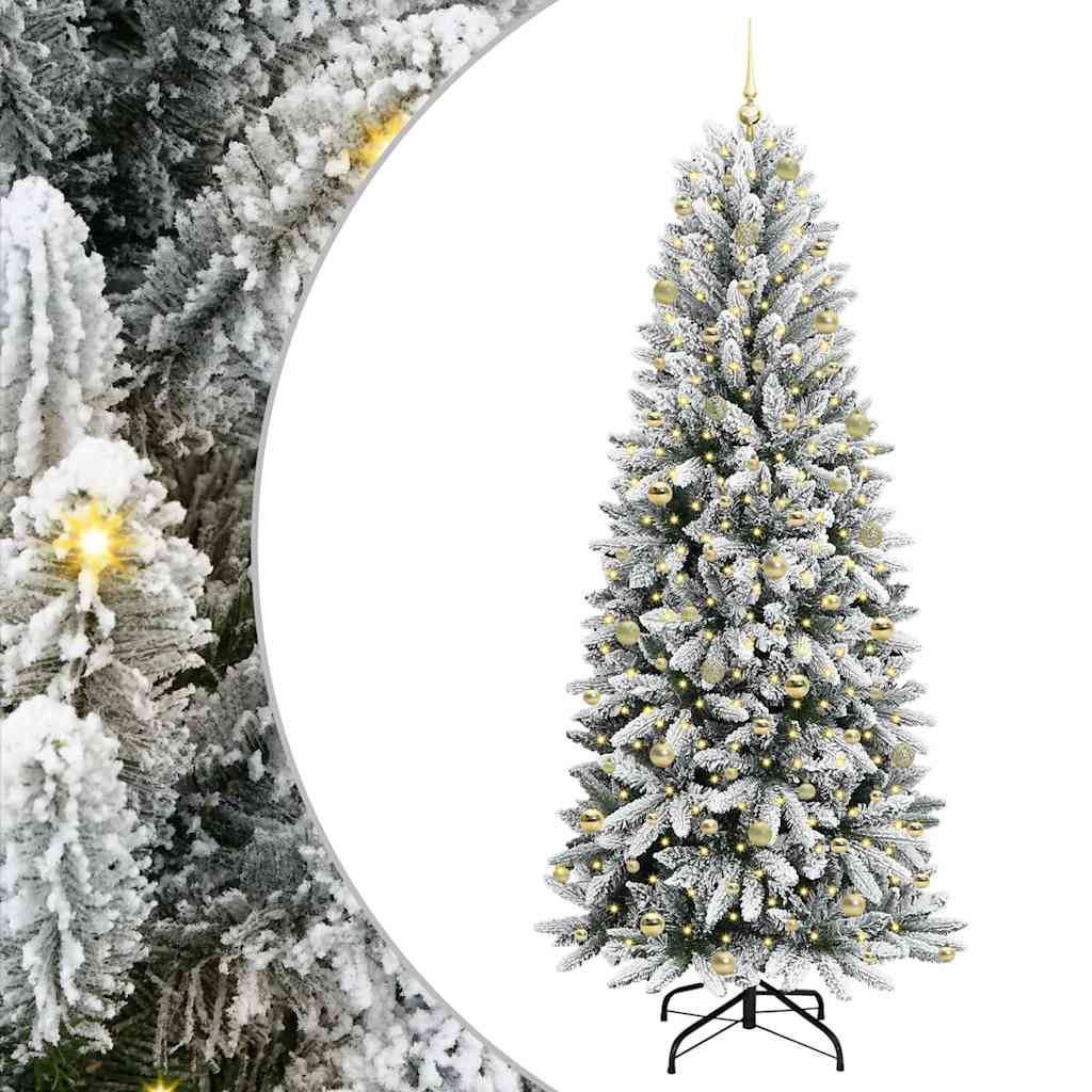 vidaXL Artificial Christmas Tree White 240 cm