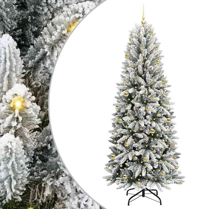 vidaXL Artificial Christmas Tree White 240 cm