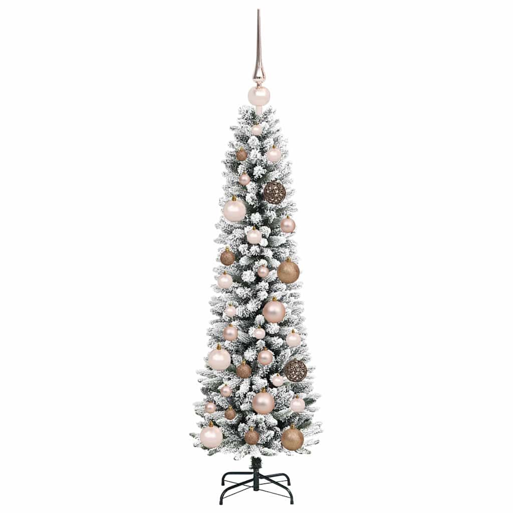 vidaXL Artificial Christmas Tree with 150 LEDs with Stand White 120 cm
