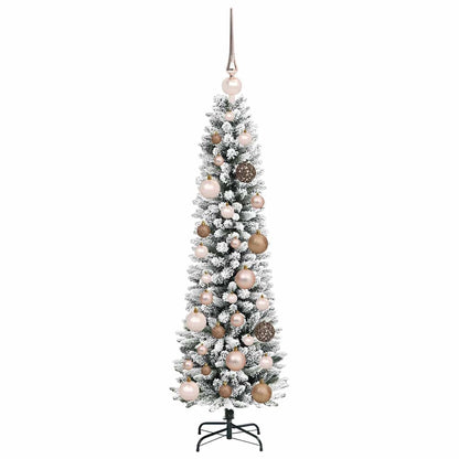 vidaXL Artificial Christmas Tree with 150 LEDs with Stand White 120 cm