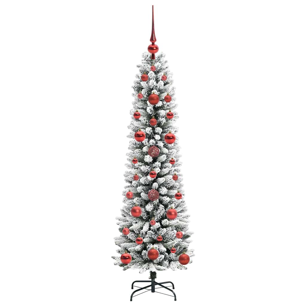 vidaXL Artificial Christmas Tree with 150 LEDs with Stand White 120 cm