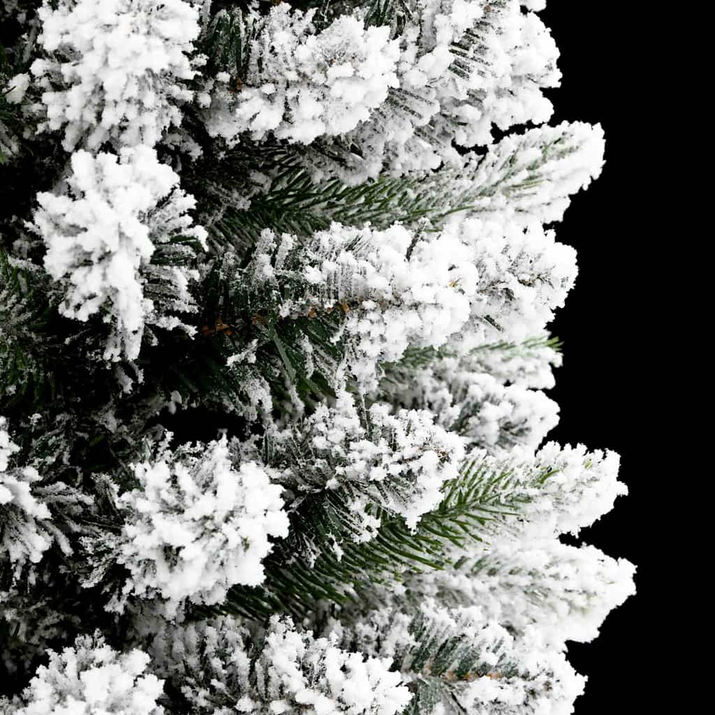 vidaXL Artificial Christmas Tree with 150 LEDs with Stand White 120 cm