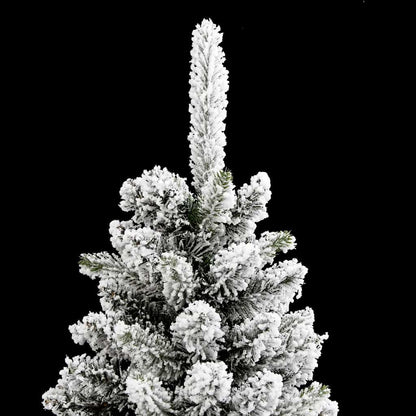 vidaXL Artificial Christmas Tree with 150 LEDs with Stand White 120 cm