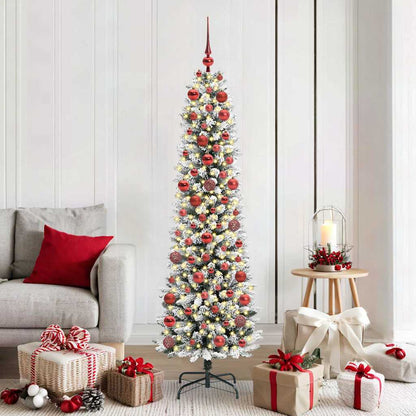 vidaXL Artificial Christmas Tree White 180 cm