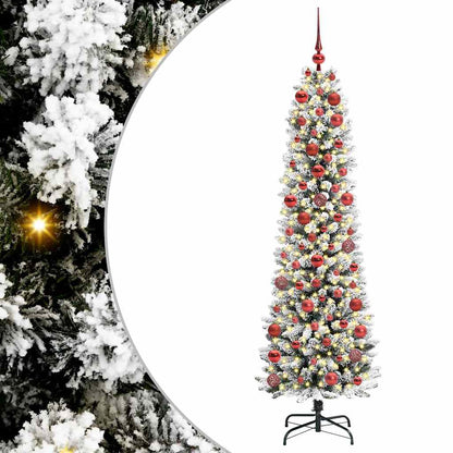 vidaXL Artificial Christmas Tree White 180 cm