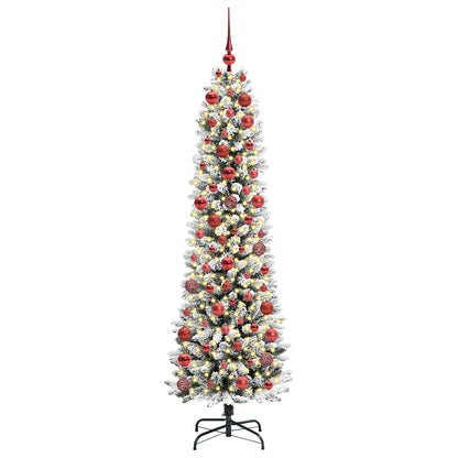 vidaXL Artificial Christmas Tree White 180 cm