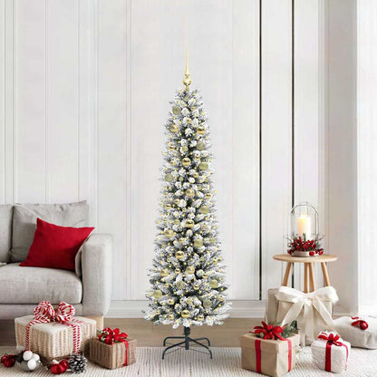 vidaXL Artificial Christmas Tree White 180 cm