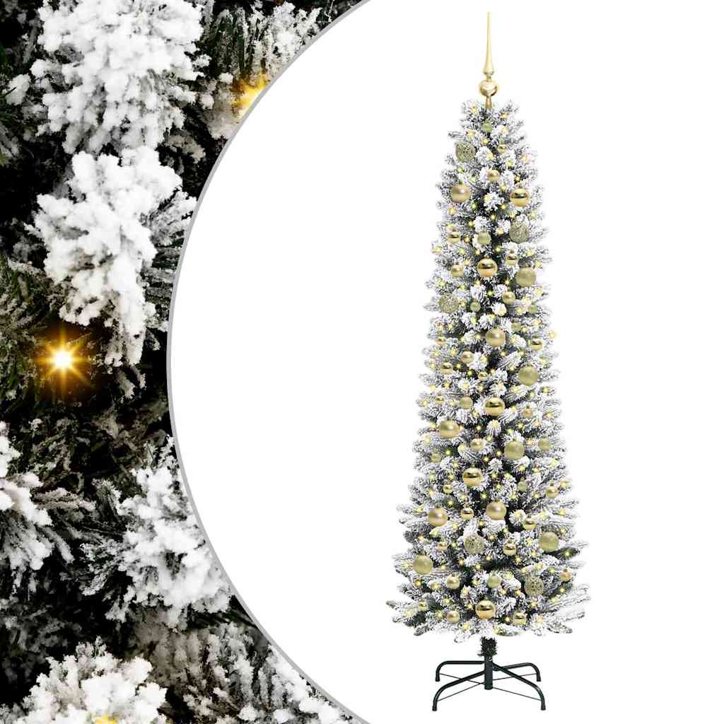 vidaXL Artificial Christmas Tree White 180 cm