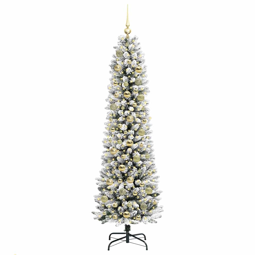 vidaXL Artificial Christmas Tree White 180 cm