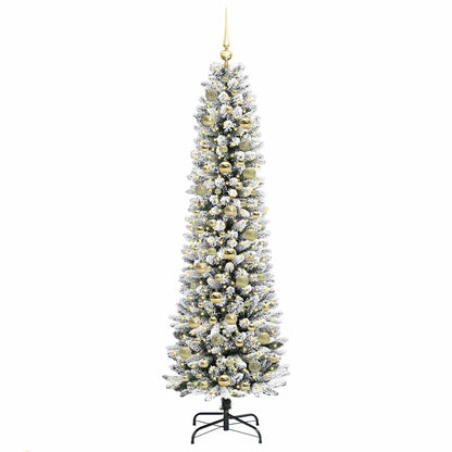 vidaXL Artificial Christmas Tree White 180 cm