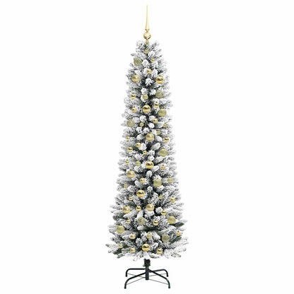 vidaXL Artificial Christmas Tree White 180 cm
