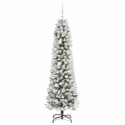 vidaXL Artificial Christmas Tree White 180 cm
