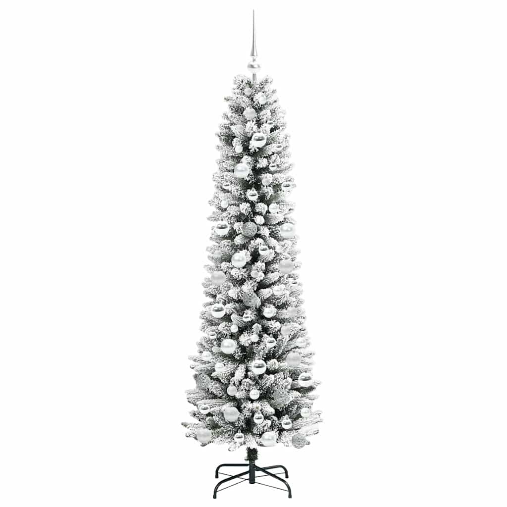 vidaXL Artificial Christmas Tree White 180 cm