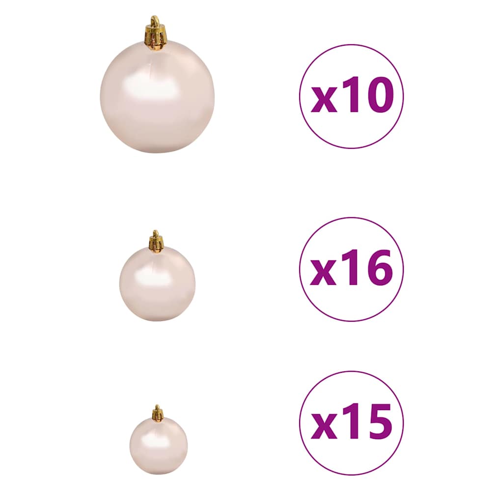 vidaXL Artificial Christmas Tree White 210 cm