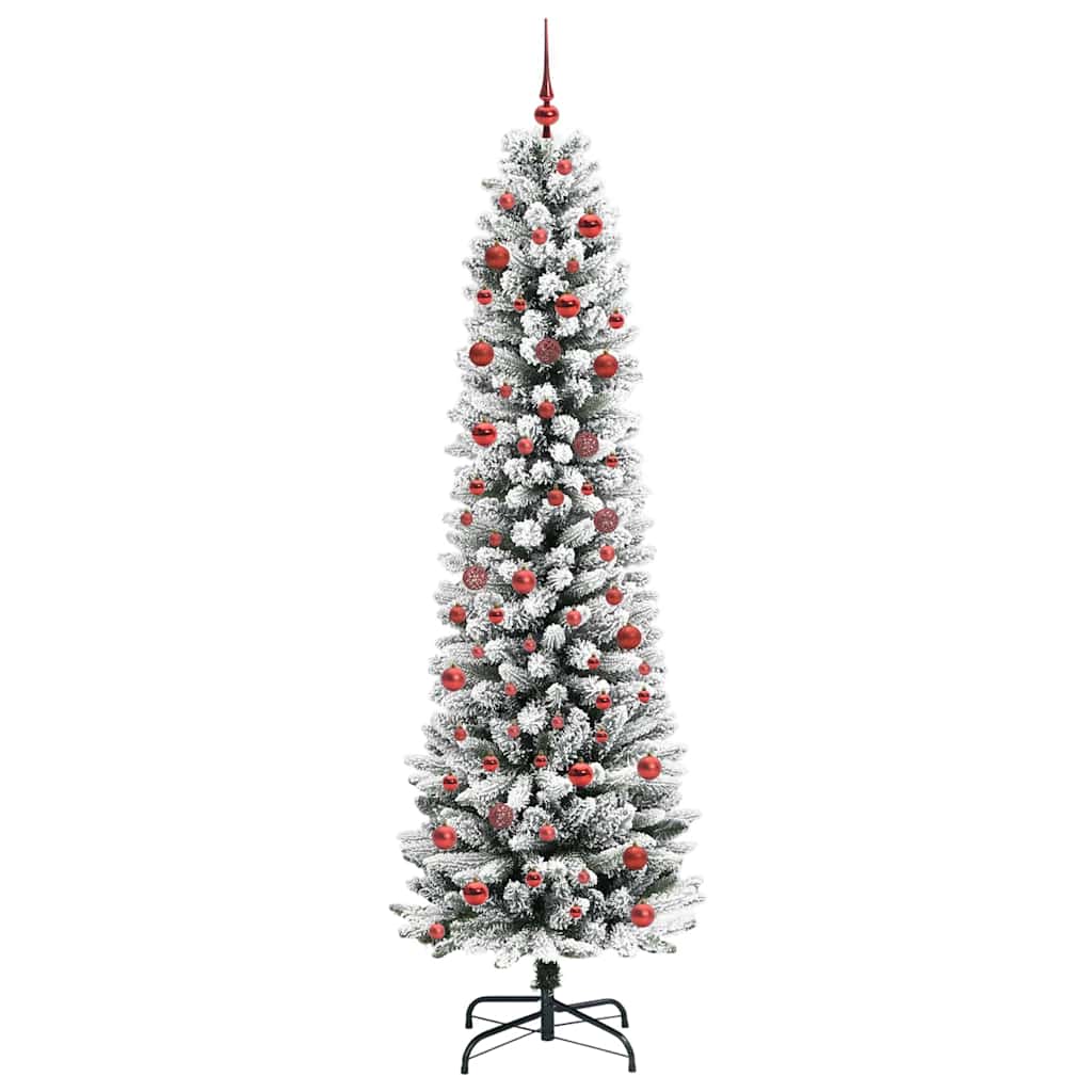 vidaXL Artificial Christmas Tree White 210 cm