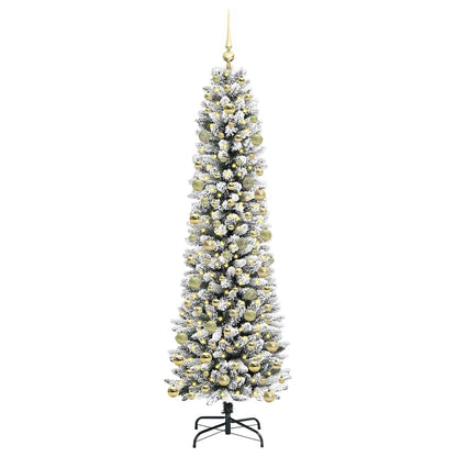 vidaXL Artificial Christmas Tree White 210 cm