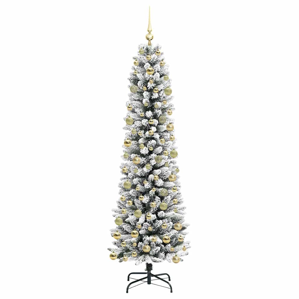 vidaXL Artificial Christmas Tree White 210 cm
