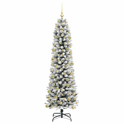 vidaXL Artificial Christmas Tree White 210 cm