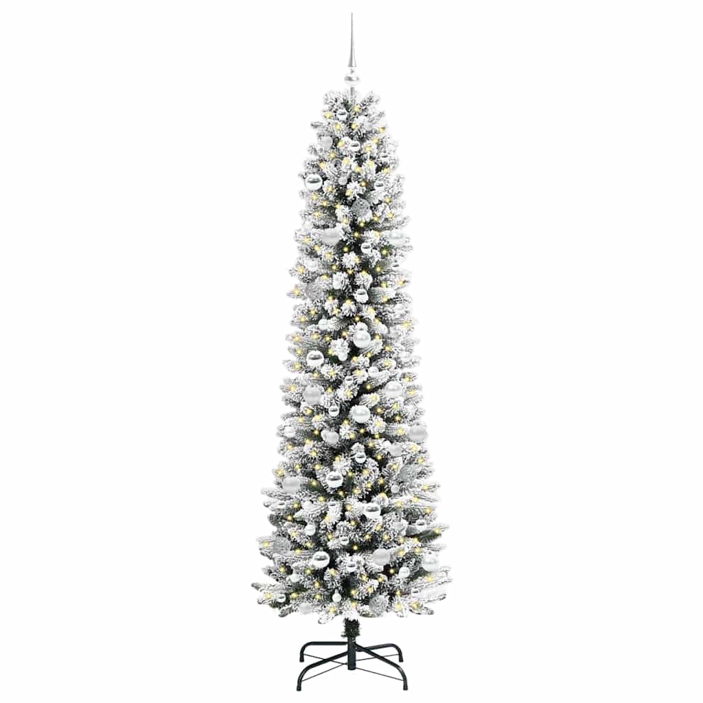 vidaXL Artificial Christmas Tree White 210 cm
