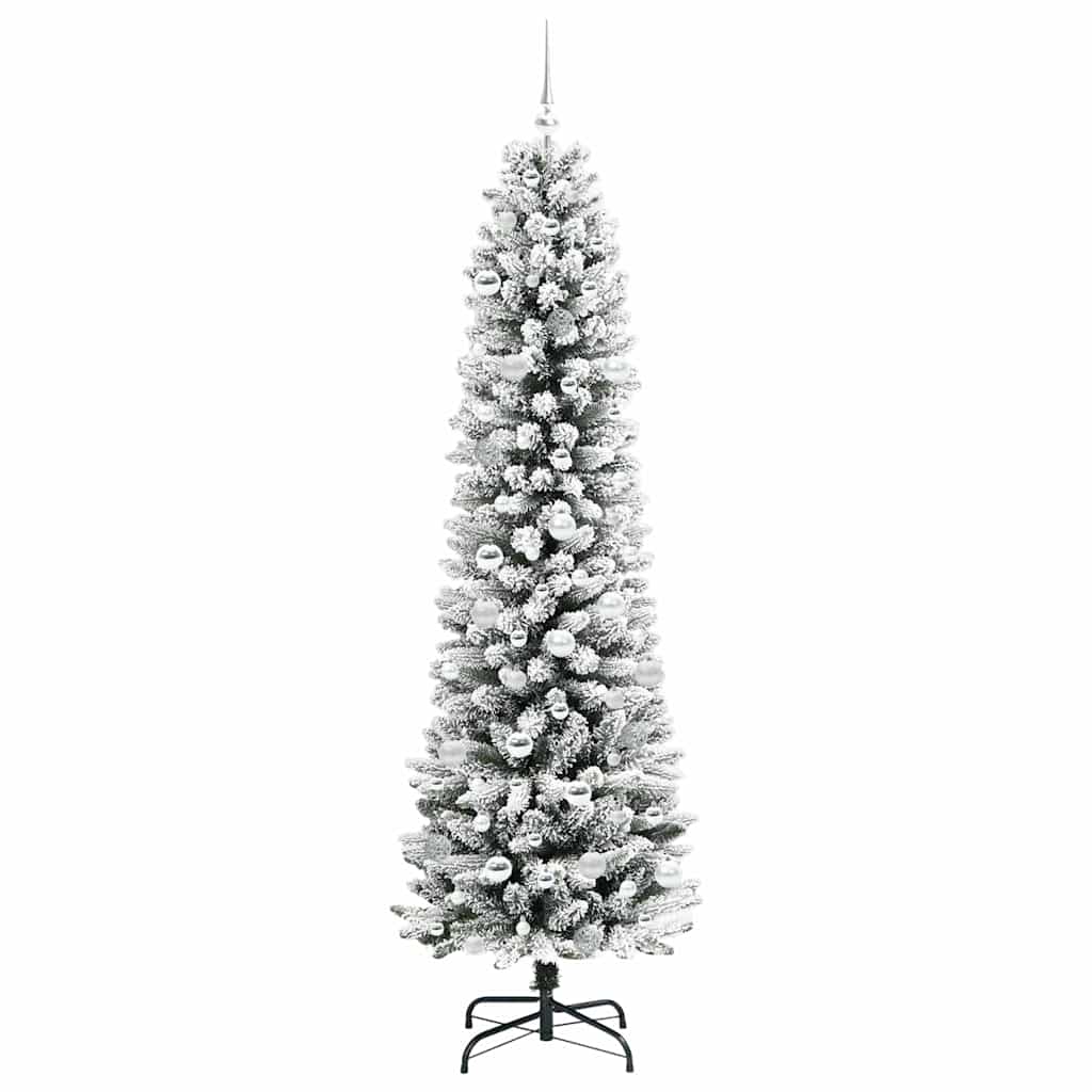 vidaXL Artificial Christmas Tree White 210 cm