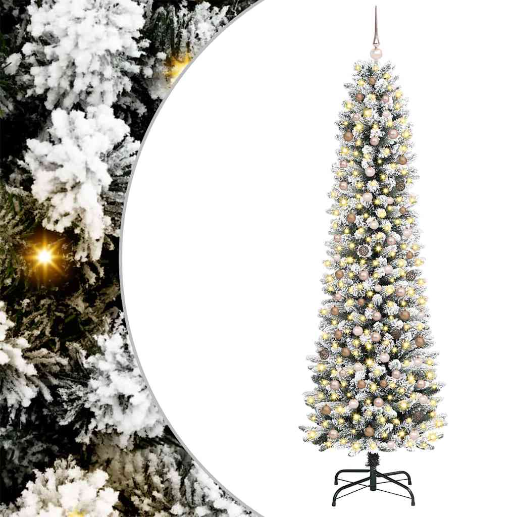 vidaXL Artificial Christmas Tree White 240 cm