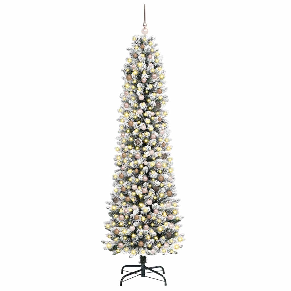 vidaXL Artificial Christmas Tree White 240 cm