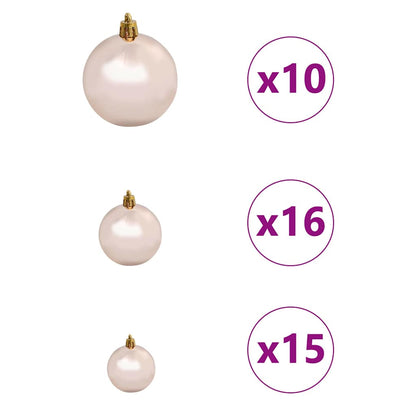 vidaXL Artificial Christmas Tree White 240 cm