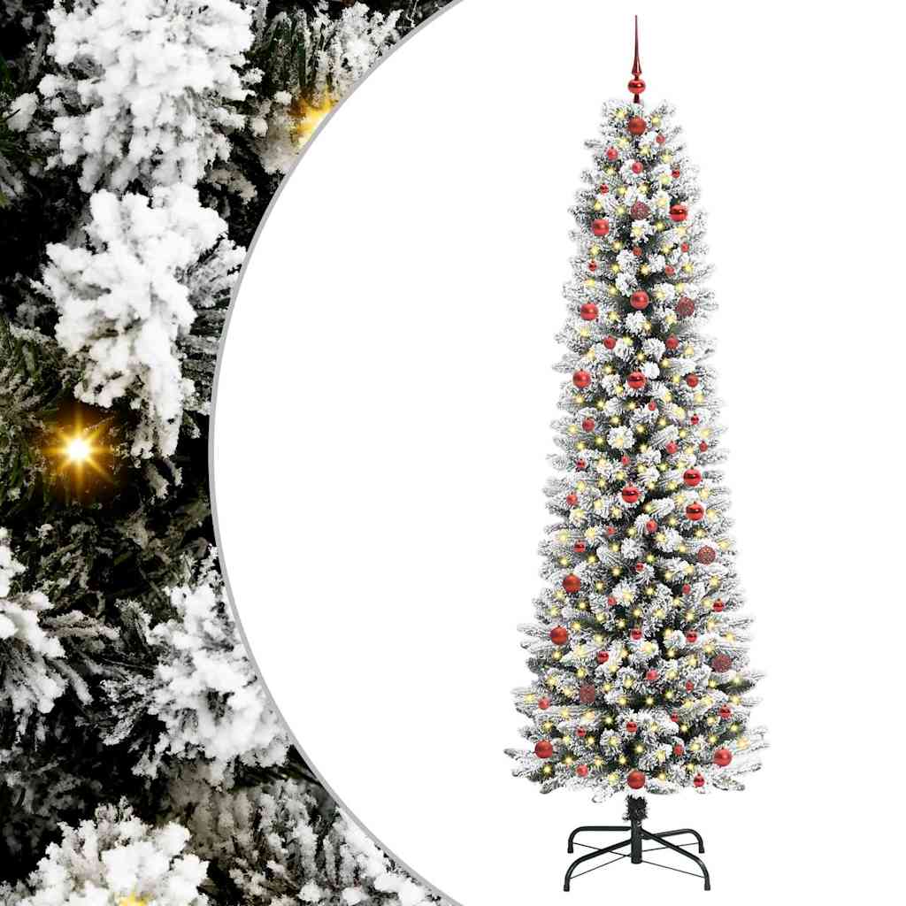 vidaXL Artificial Christmas Tree White 240 cm
