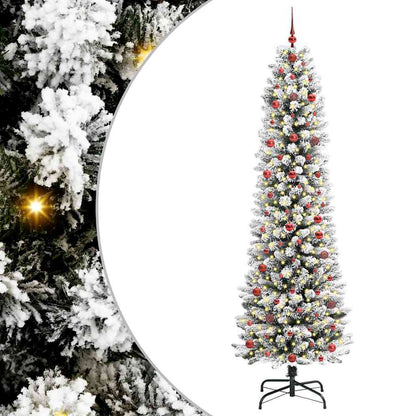 vidaXL Artificial Christmas Tree White 240 cm