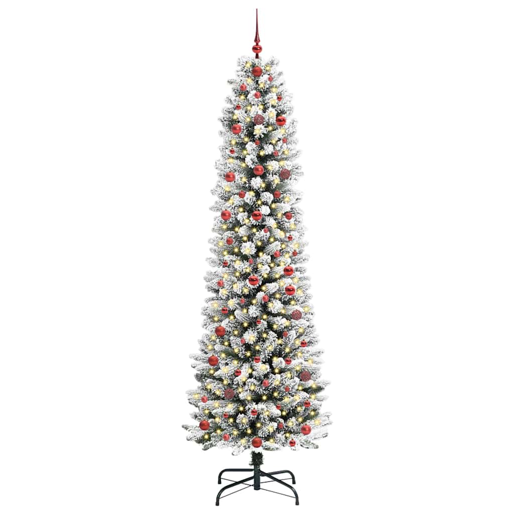 vidaXL Artificial Christmas Tree White 240 cm