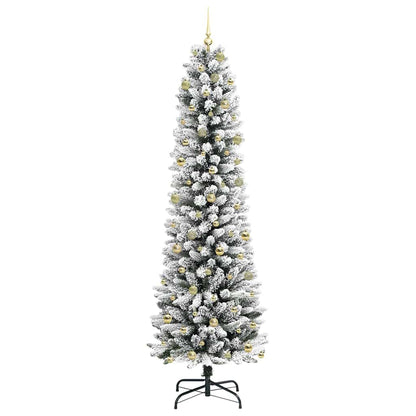 vidaXL Artificial Christmas Tree White 240 cm