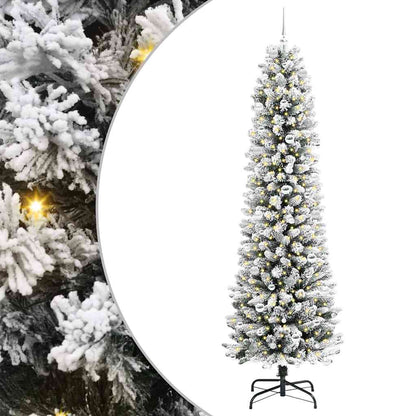 vidaXL Artificial Christmas Tree White 240 cm