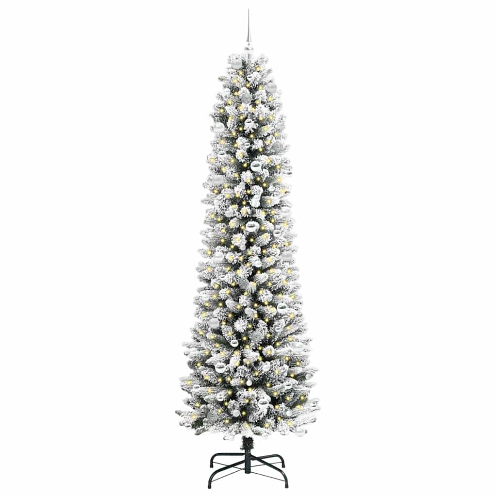 vidaXL Artificial Christmas Tree White 240 cm