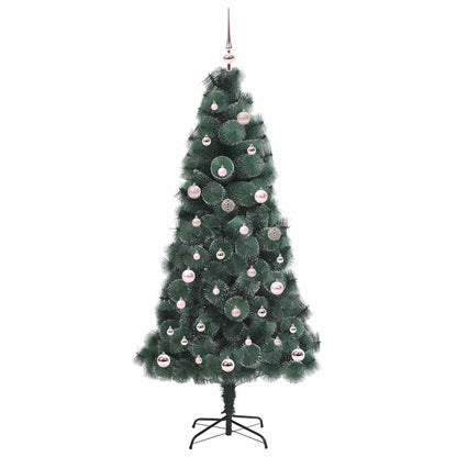 vidaXL Artificial Pre-lit Christmas Tree with Ball Set Green 150 cm